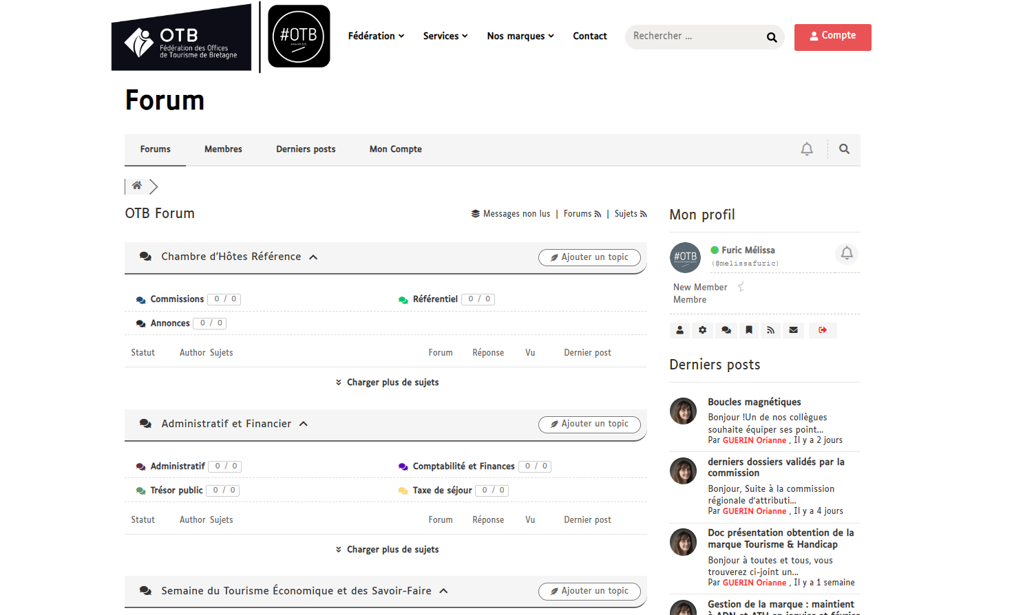 Lancement de notre nouvel espace communautaire : Un forum interactif pour les Offices de Tourisme bretons