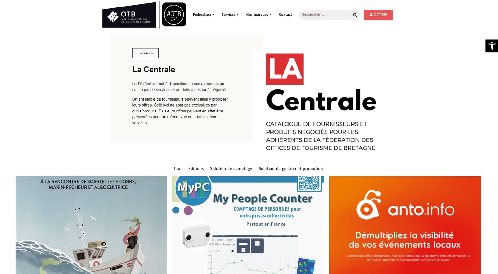 OTB dévoile son catalogue d'offres négociées en ligne : La Centrale